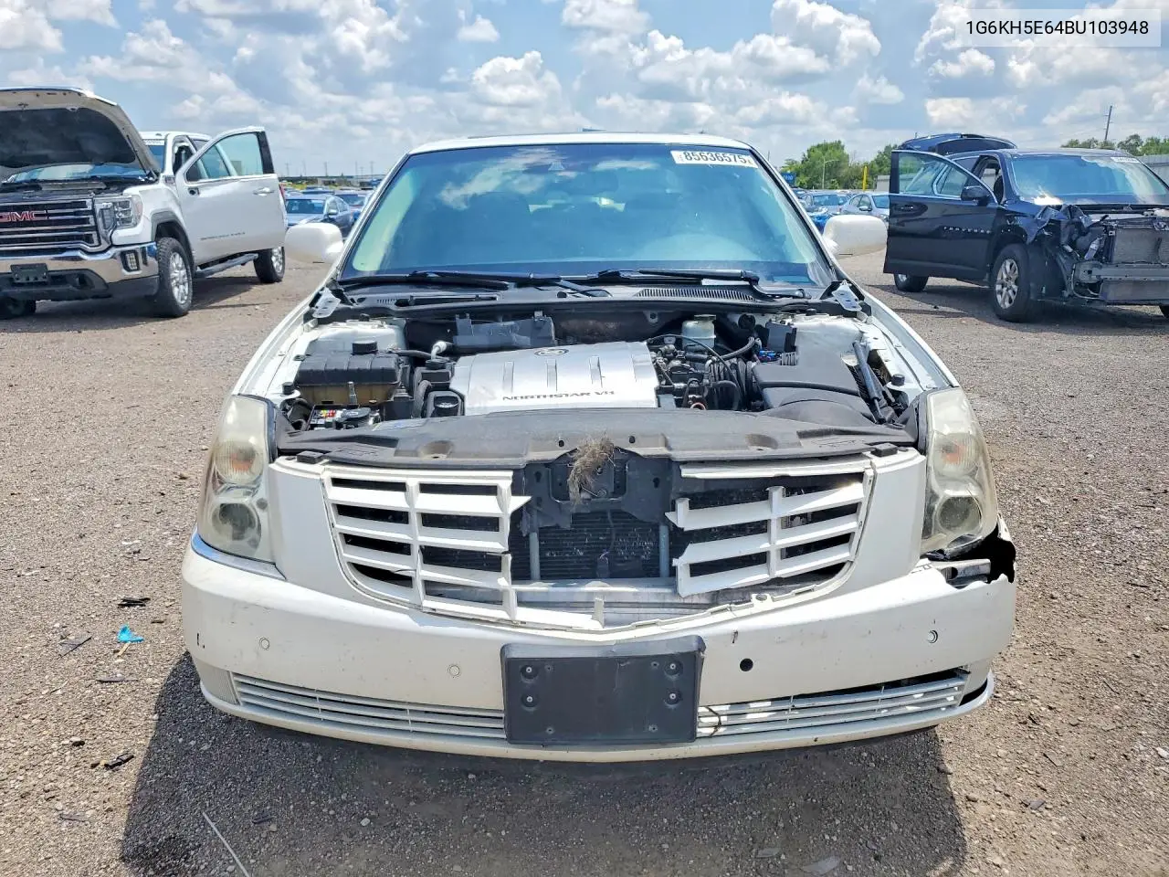 2011 Cadillac Dts Premium Collection VIN: 1G6KH5E64BU103948 Lot: 85636575
