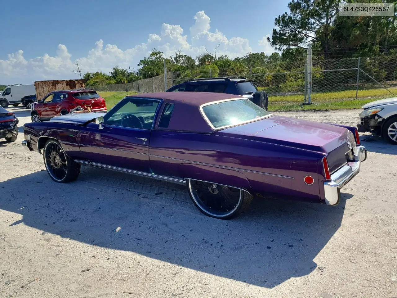1973 Cadillac Eldorado VIN: 6L47S3Q426567 Lot: 62011626