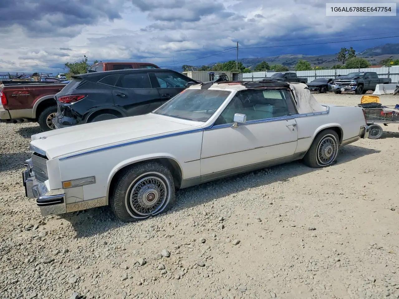 1984 Cadillac Eldorado Biarritz VIN: 1G6AL6788EE647754 Lot: 52603816