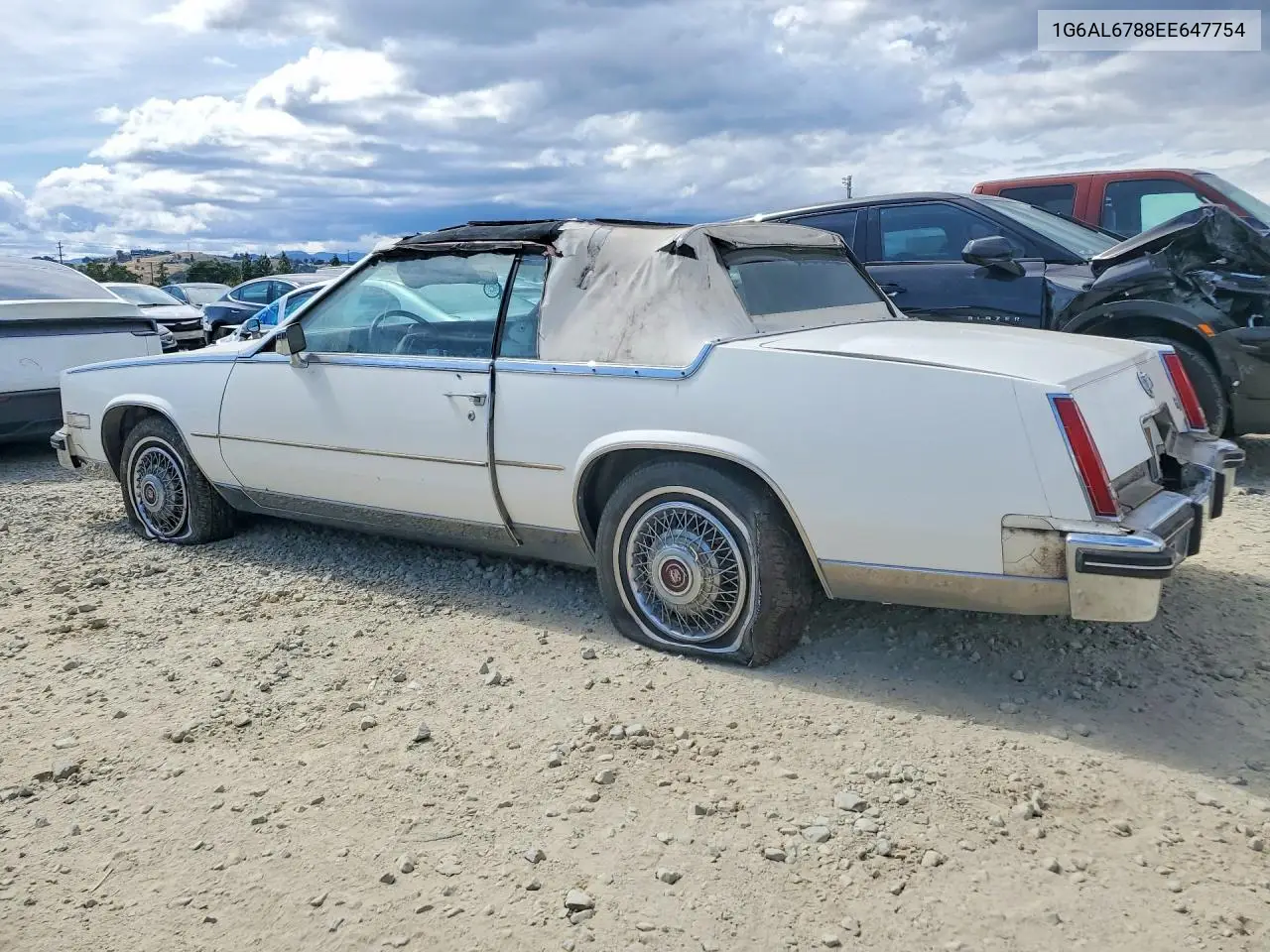 1984 Cadillac Eldorado Biarritz VIN: 1G6AL6788EE647754 Lot: 52603816