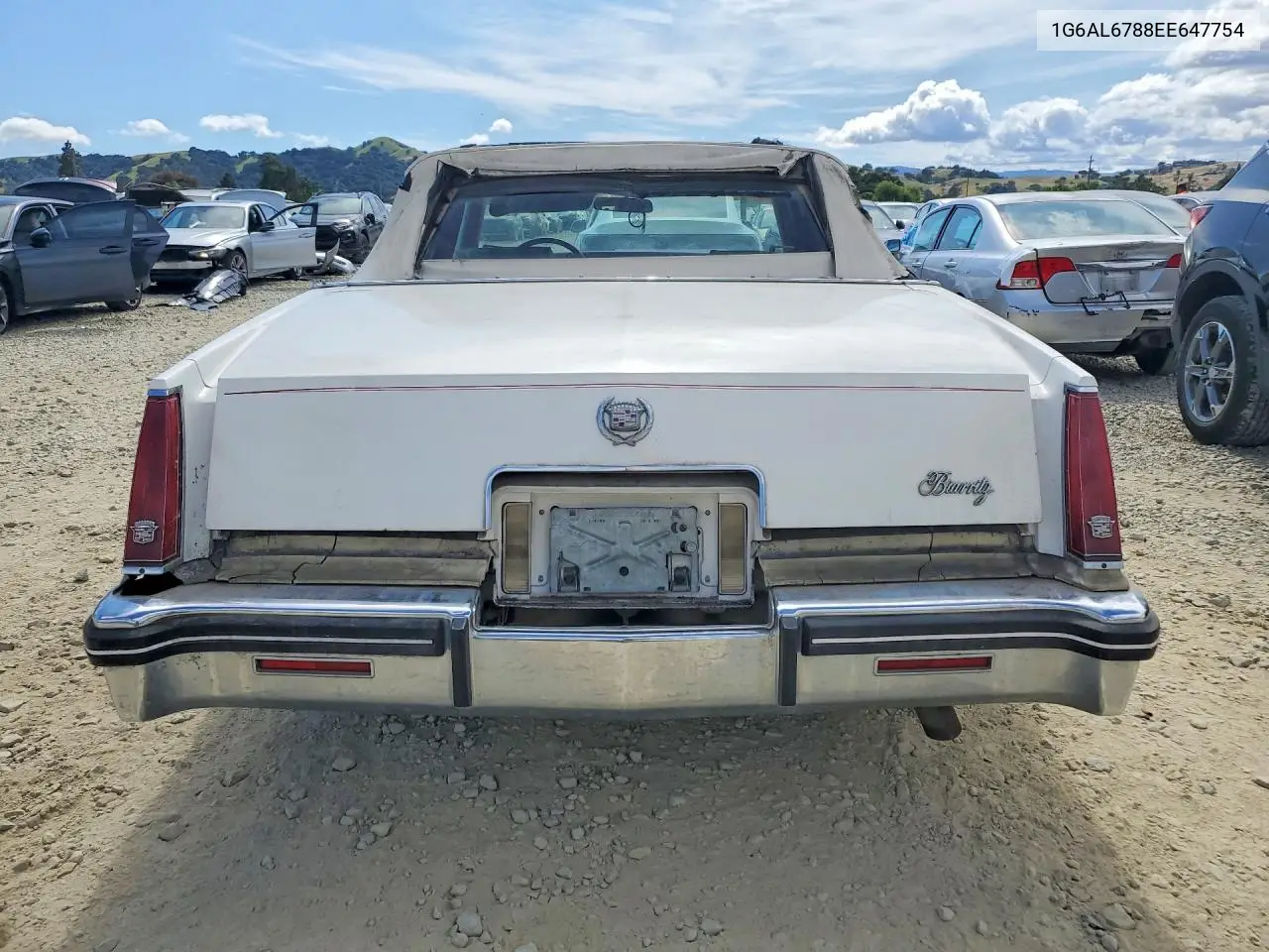 1984 Cadillac Eldorado Biarritz VIN: 1G6AL6788EE647754 Lot: 52603816