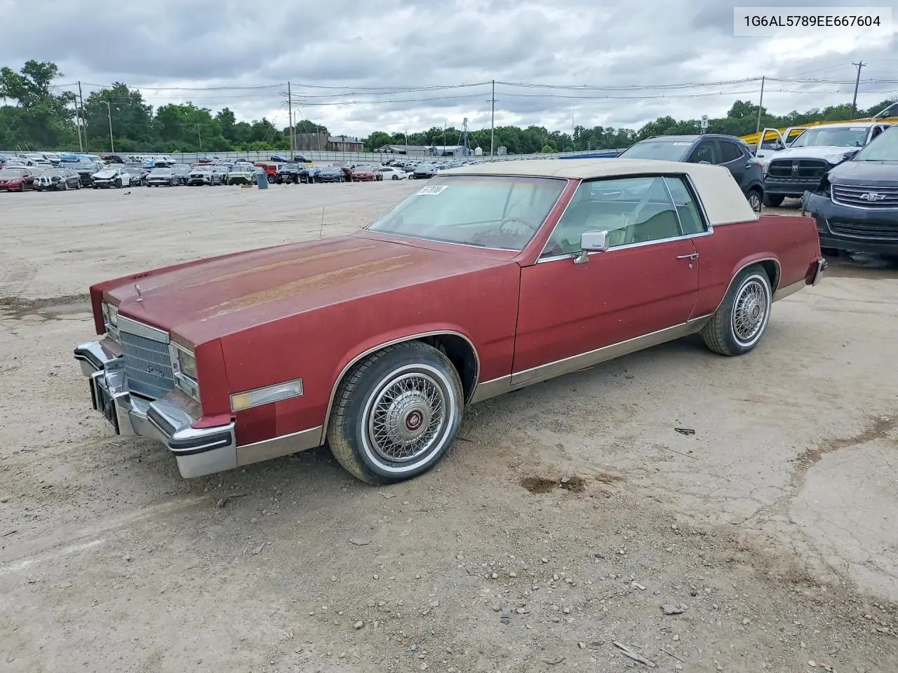 1984 Cadillac Eldorado VIN: 1G6AL5789EE667604 Lot: 56779766