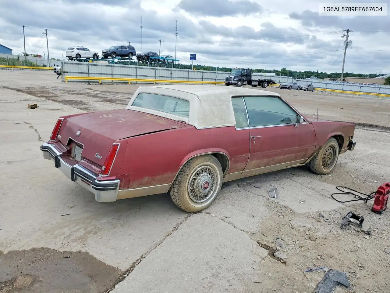 1984 Cadillac Eldorado VIN: 1G6AL5789EE667604 Lot: 56779766
