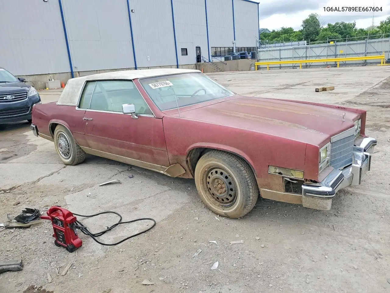 1984 Cadillac Eldorado VIN: 1G6AL5789EE667604 Lot: 56779766