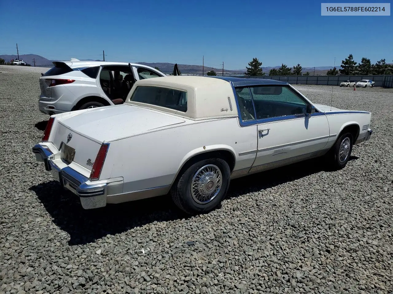 1985 Cadillac Eldorado VIN: 1G6EL5788FE602214 Lot: 57376006