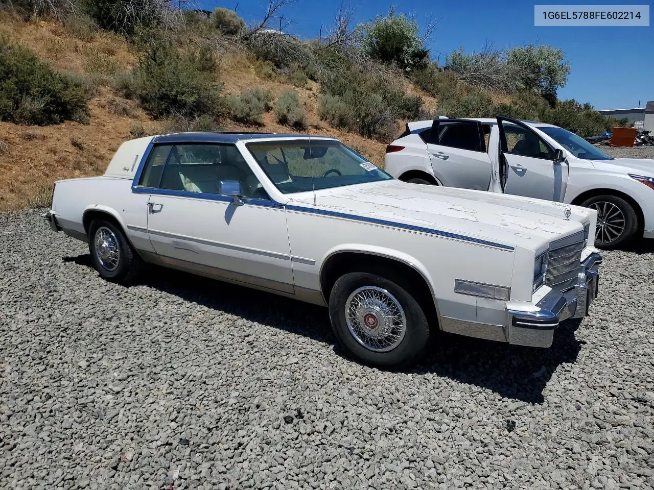 1985 Cadillac Eldorado VIN: 1G6EL5788FE602214 Lot: 57376006