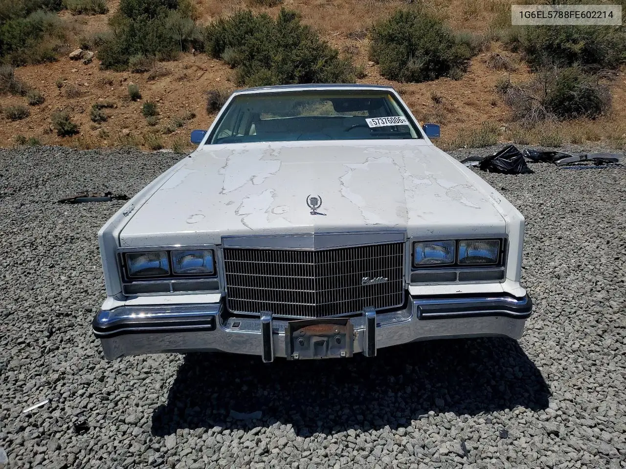 1985 Cadillac Eldorado VIN: 1G6EL5788FE602214 Lot: 57376006