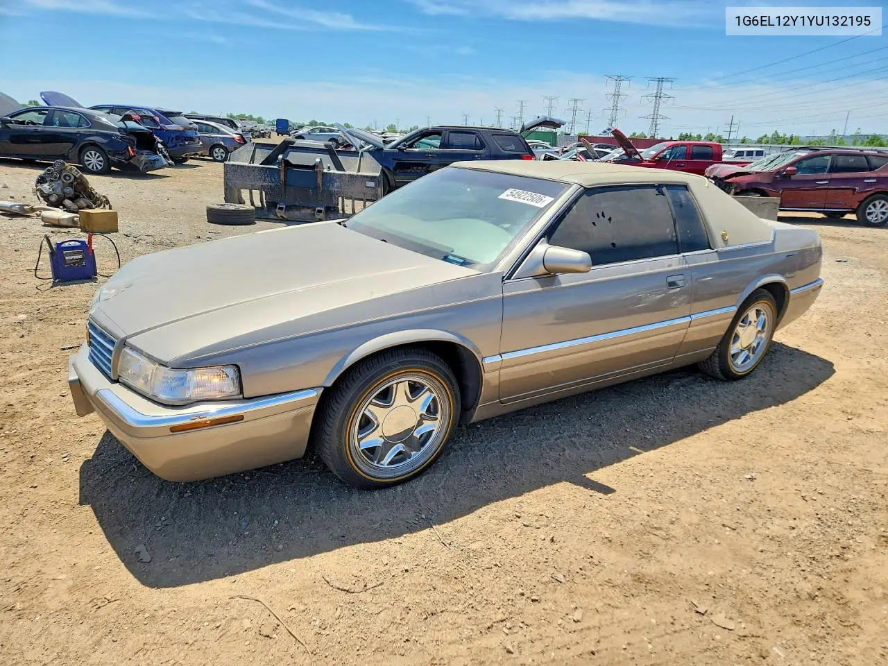 2000 Cadillac Eldorado Esc VIN: 1G6EL12Y1YU132195 Lot: 54922506