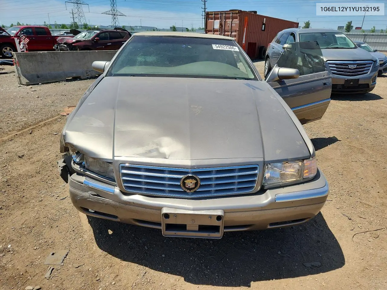 2000 Cadillac Eldorado Esc VIN: 1G6EL12Y1YU132195 Lot: 54922506