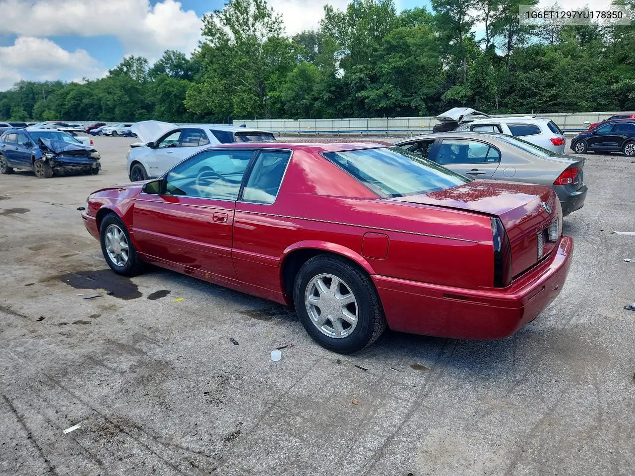 2000 Cadillac Eldorado Touring VIN: 1G6ET1297YU178350 Lot: 60301076