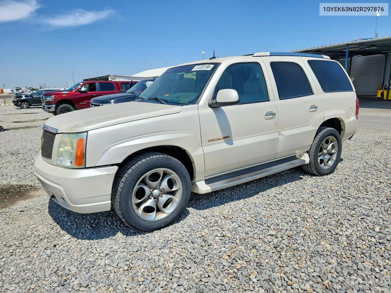 2002 Cadillac Escalade Luxury VIN: 1GYEK63N82R297876 Lot: 61200186