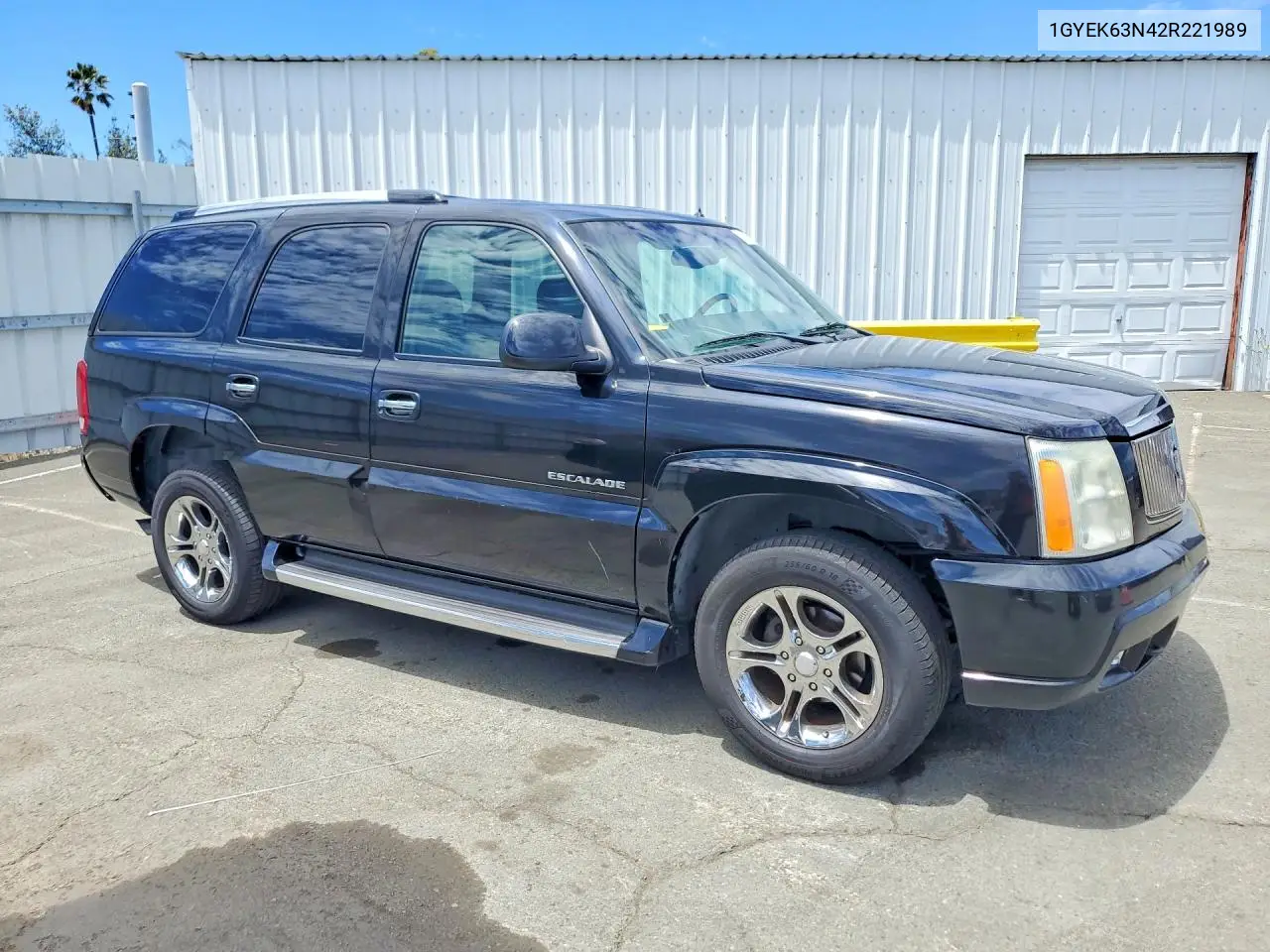 2002 Cadillac Escalade Luxury VIN: 1GYEK63N42R221989 Lot: 62158216