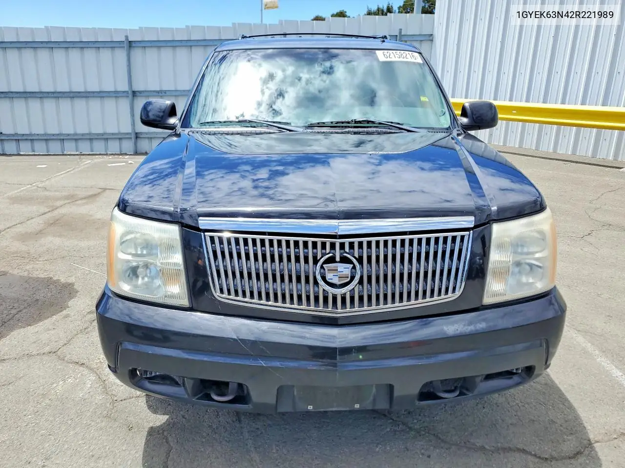 2002 Cadillac Escalade Luxury VIN: 1GYEK63N42R221989 Lot: 62158216