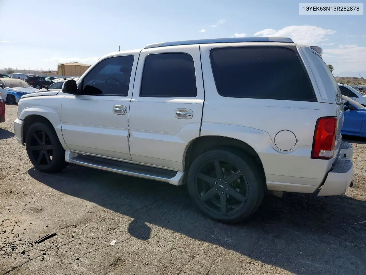 2003 Cadillac Escalade Luxury VIN: 1GYEK63N13R282878 Lot: 61727686