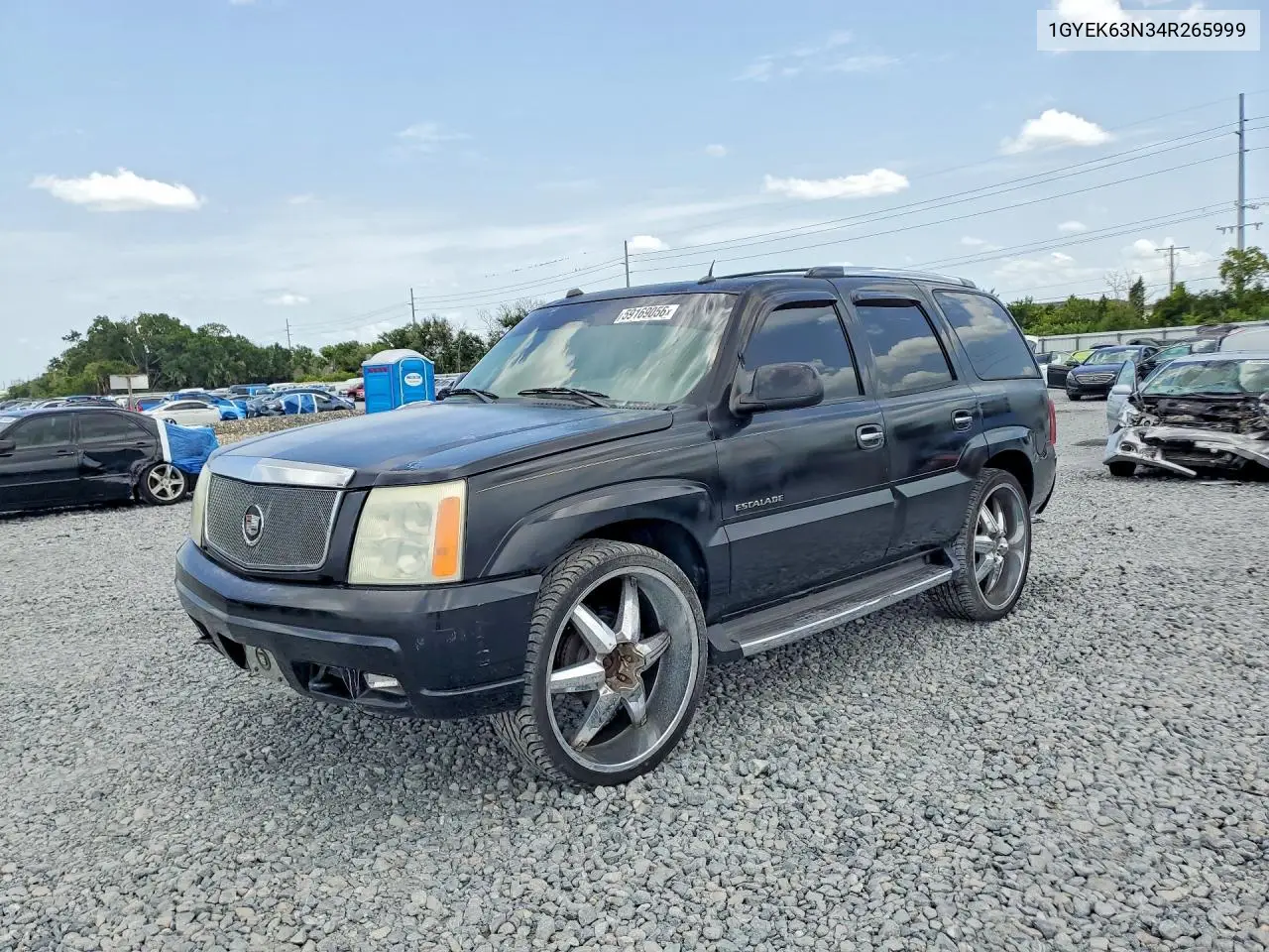 2004 Cadillac Escalade Luxury VIN: 1GYEK63N34R265999 Lot: 59169056