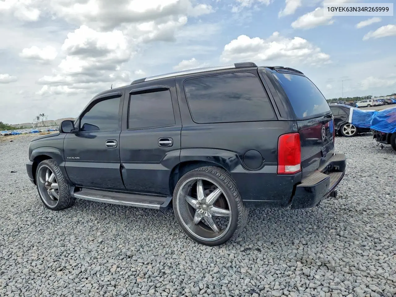 2004 Cadillac Escalade Luxury VIN: 1GYEK63N34R265999 Lot: 59169056