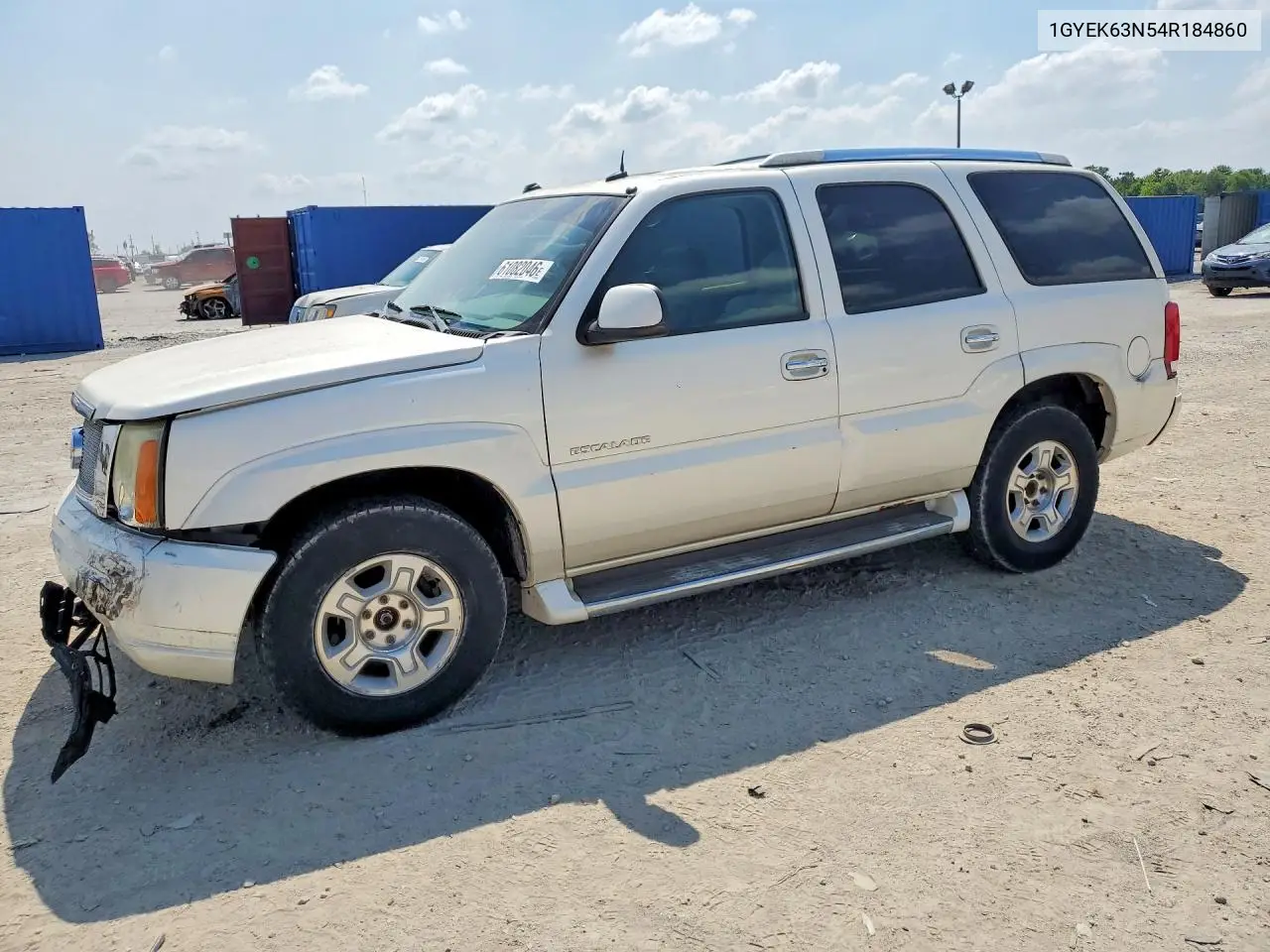 2004 Cadillac Escalade Luxury VIN: 1GYEK63N54R184860 Lot: 61082046