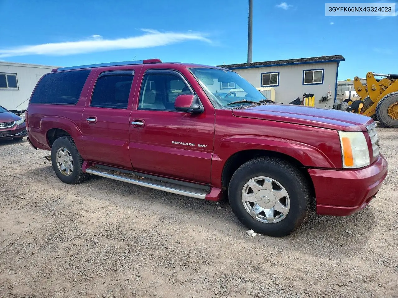 2004 Cadillac Escalade Esv VIN: 3GYFK66NX4G324028 Lot: 61626036