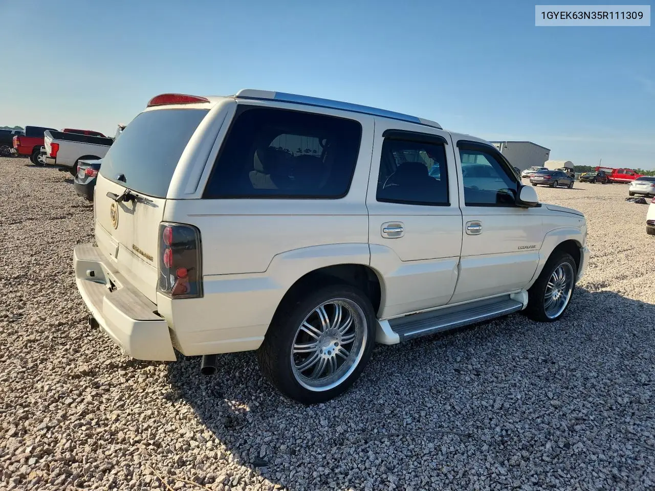 2005 Cadillac Escalade Luxury VIN: 1GYEK63N35R111309 Lot: 55192116