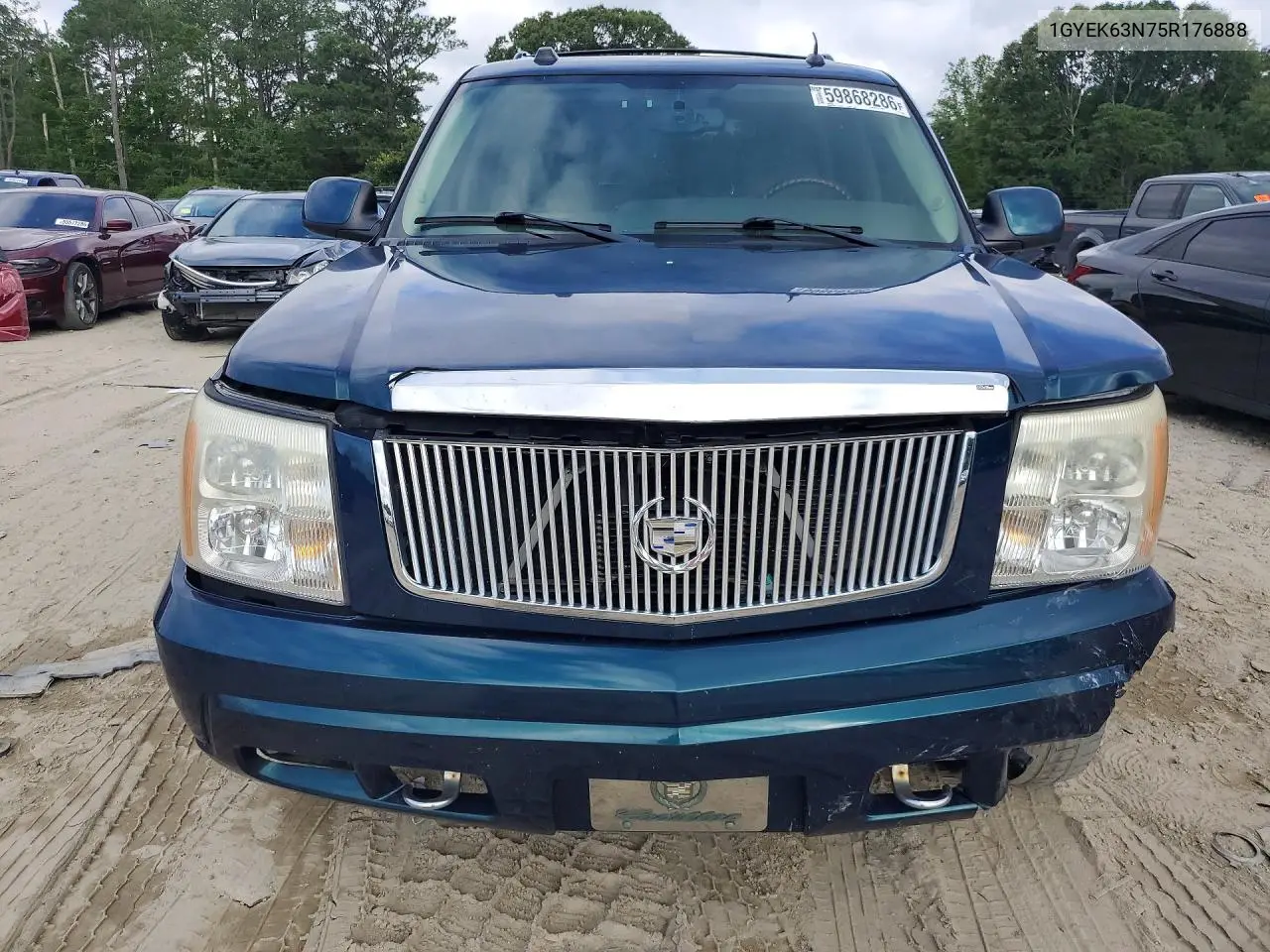 2005 Cadillac Escalade Luxury VIN: 1GYEK63N75R176888 Lot: 59868286