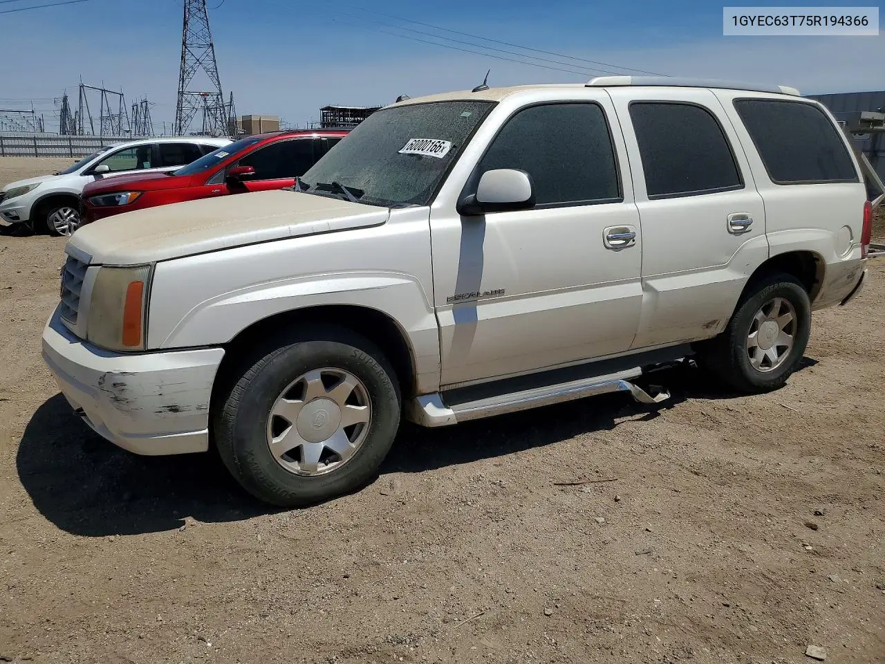 2005 Cadillac Escalade Luxury VIN: 1GYEC63T75R194366 Lot: 60000166