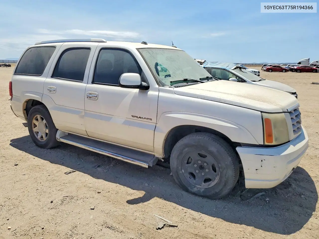 2005 Cadillac Escalade Luxury VIN: 1GYEC63T75R194366 Lot: 60000166