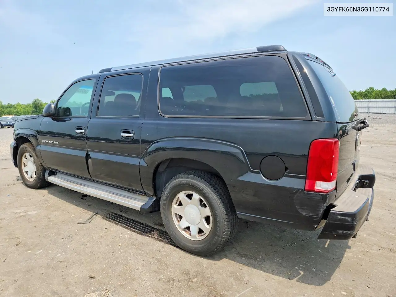 2005 Cadillac Escalade Esv VIN: 3GYFK66N35G110774 Lot: 60596516