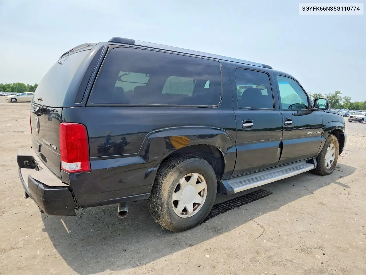2005 Cadillac Escalade Esv VIN: 3GYFK66N35G110774 Lot: 60596516