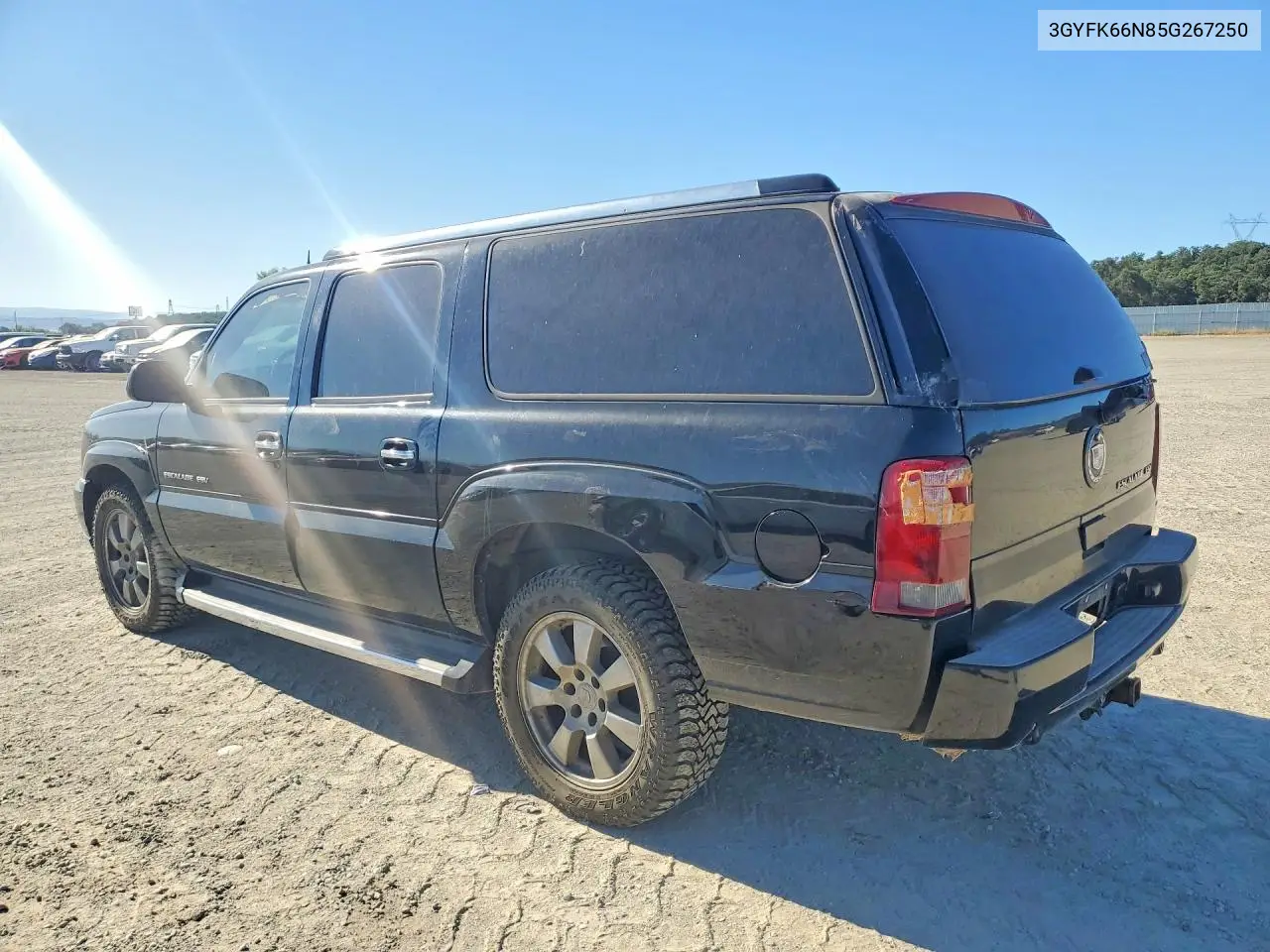2005 Cadillac Escalade Esv VIN: 3GYFK66N85G267250 Lot: 61203656