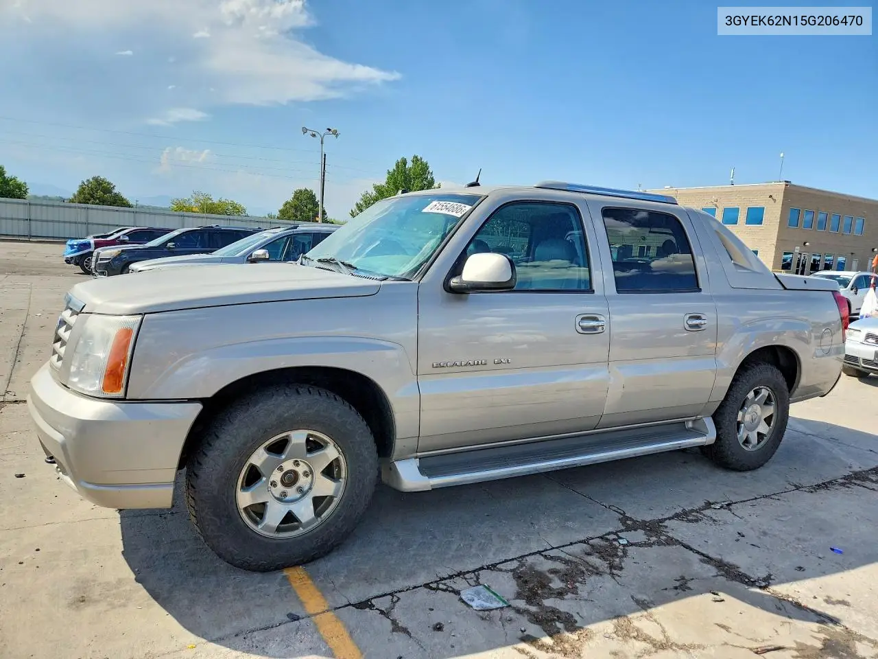 2005 Cadillac Escalade Ext VIN: 3GYEK62N15G206470 Lot: 61554686