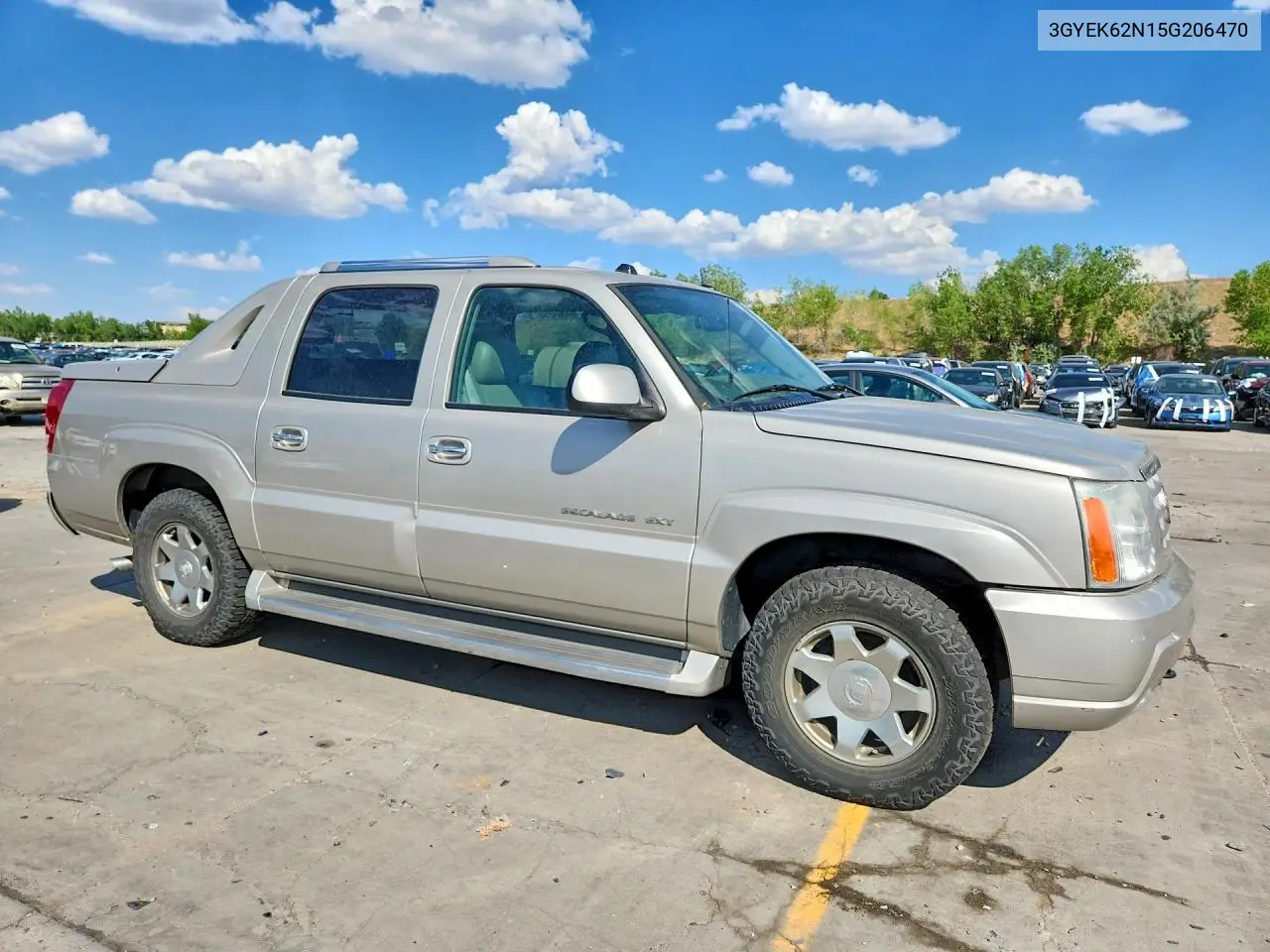 2005 Cadillac Escalade Ext VIN: 3GYEK62N15G206470 Lot: 61554686