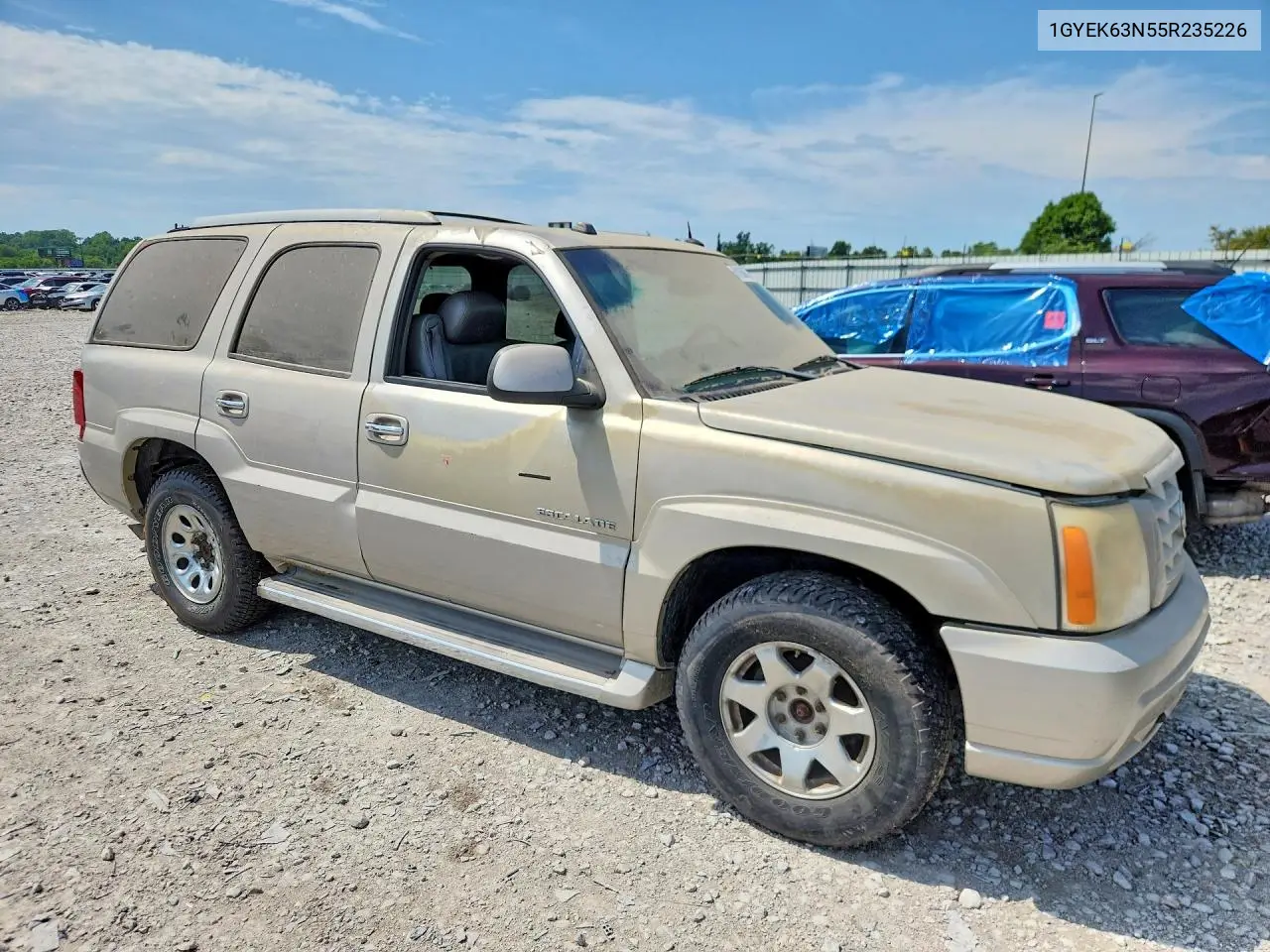 2005 Cadillac Escalade Luxury VIN: 1GYEK63N55R235226 Lot: 61936676