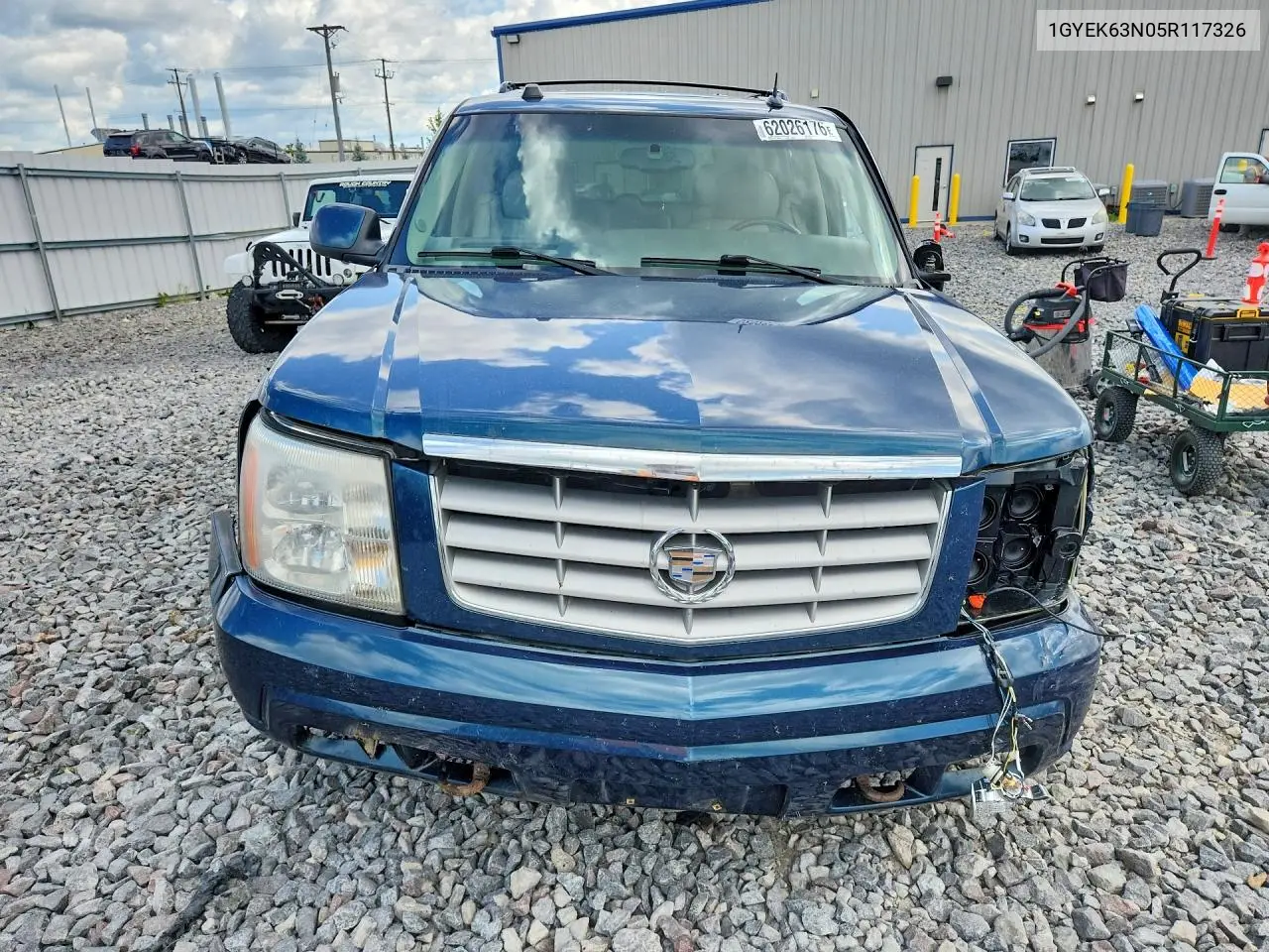 2005 Cadillac Escalade Luxury VIN: 1GYEK63N05R117326 Lot: 62026176