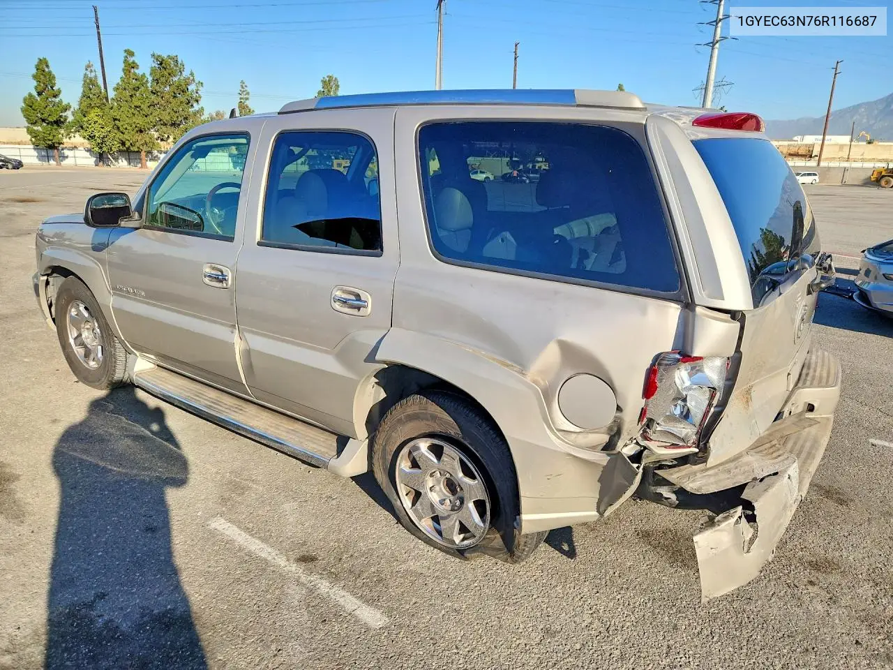 2006 Cadillac Escalade Luxury VIN: 1GYEC63N76R116687 Lot: 60445976