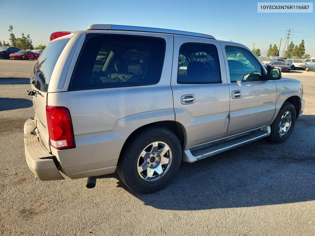 2006 Cadillac Escalade Luxury VIN: 1GYEC63N76R116687 Lot: 60445976