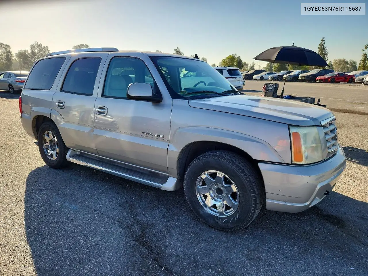 2006 Cadillac Escalade Luxury VIN: 1GYEC63N76R116687 Lot: 60445976