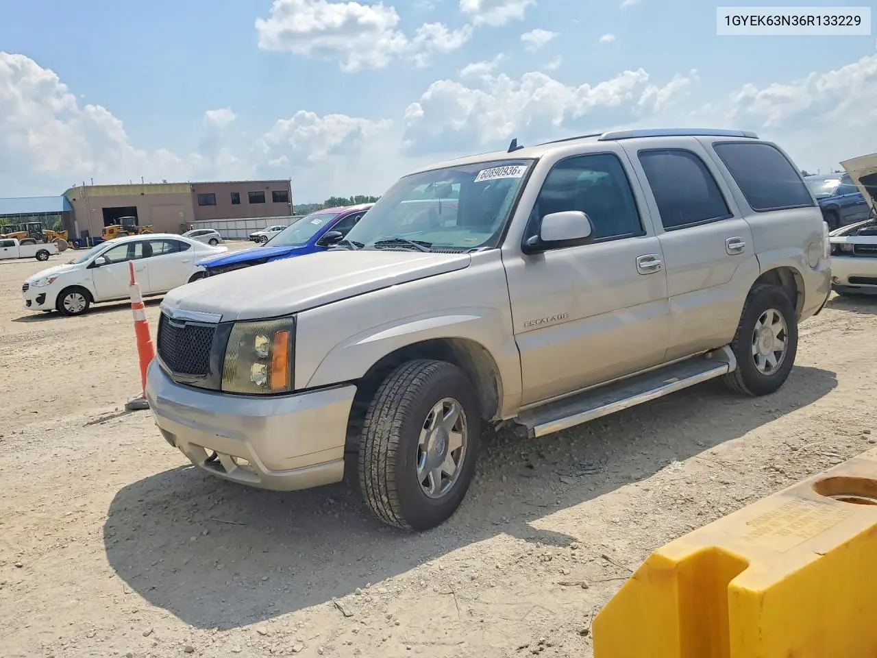 2006 Cadillac Escalade Luxury VIN: 1GYEK63N36R133229 Lot: 60890936