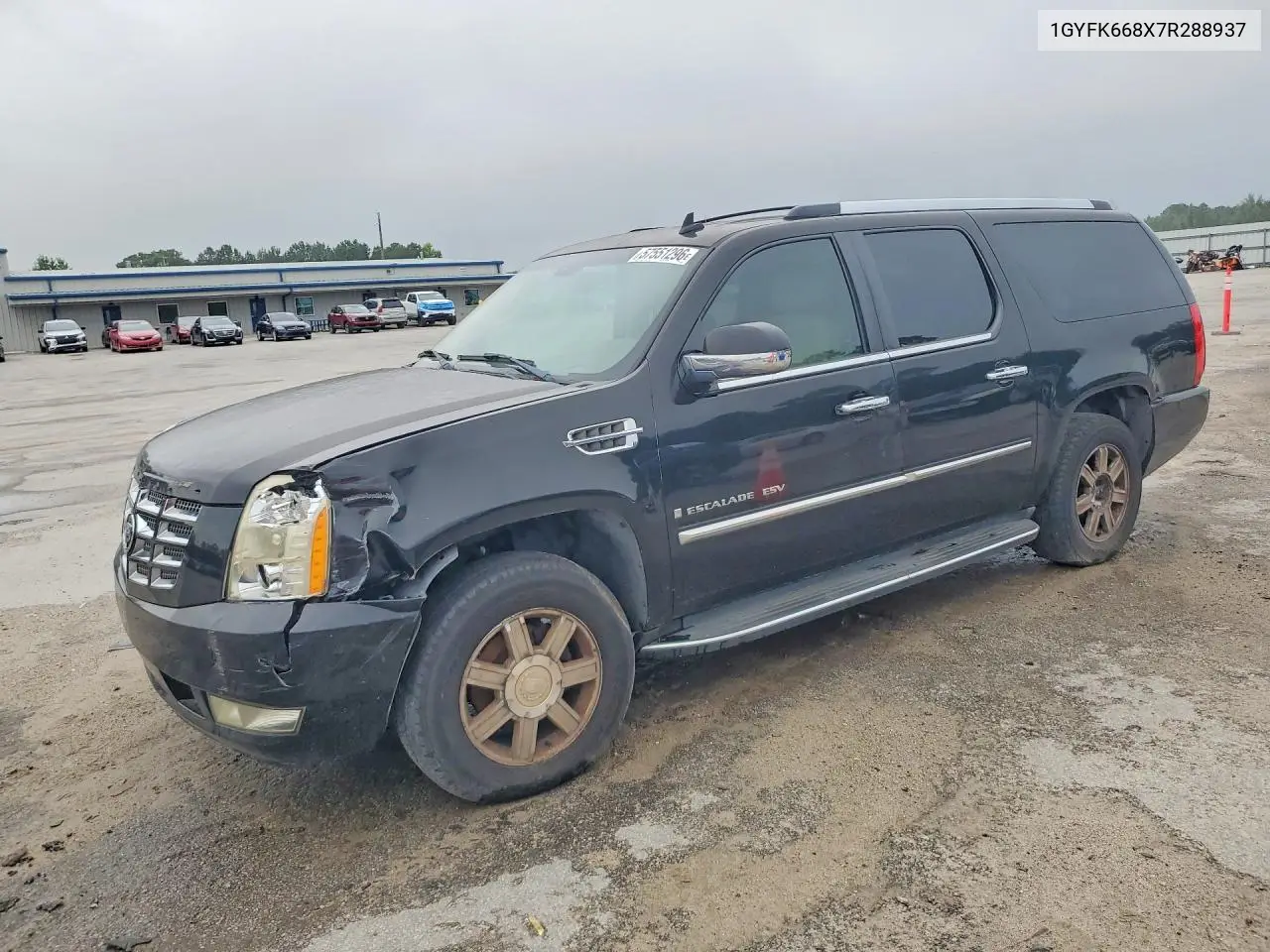 2007 Cadillac Escalade Esv VIN: 1GYFK668X7R288937 Lot: 57551296