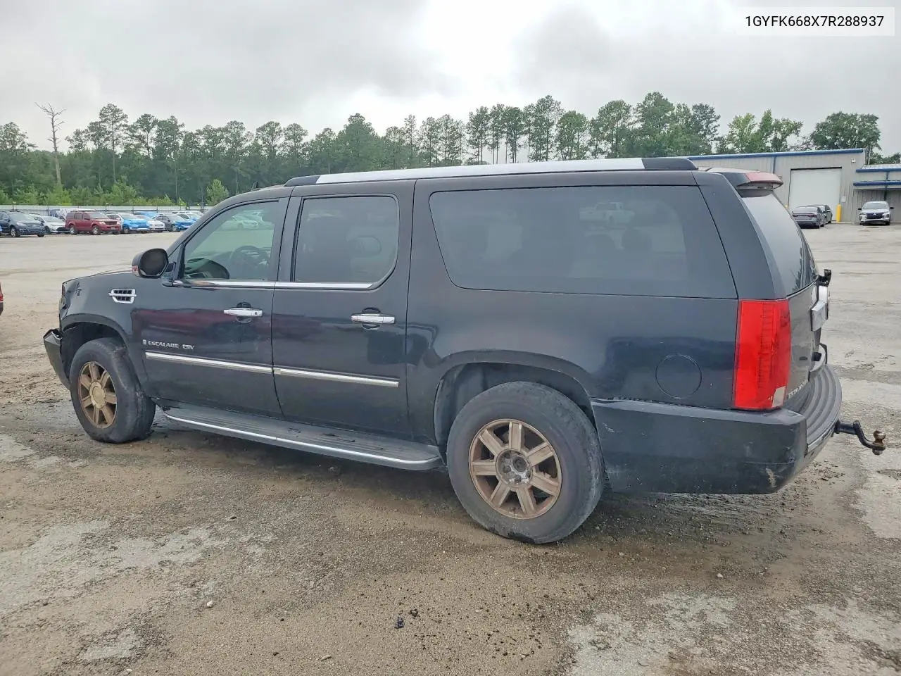 2007 Cadillac Escalade Esv VIN: 1GYFK668X7R288937 Lot: 57551296