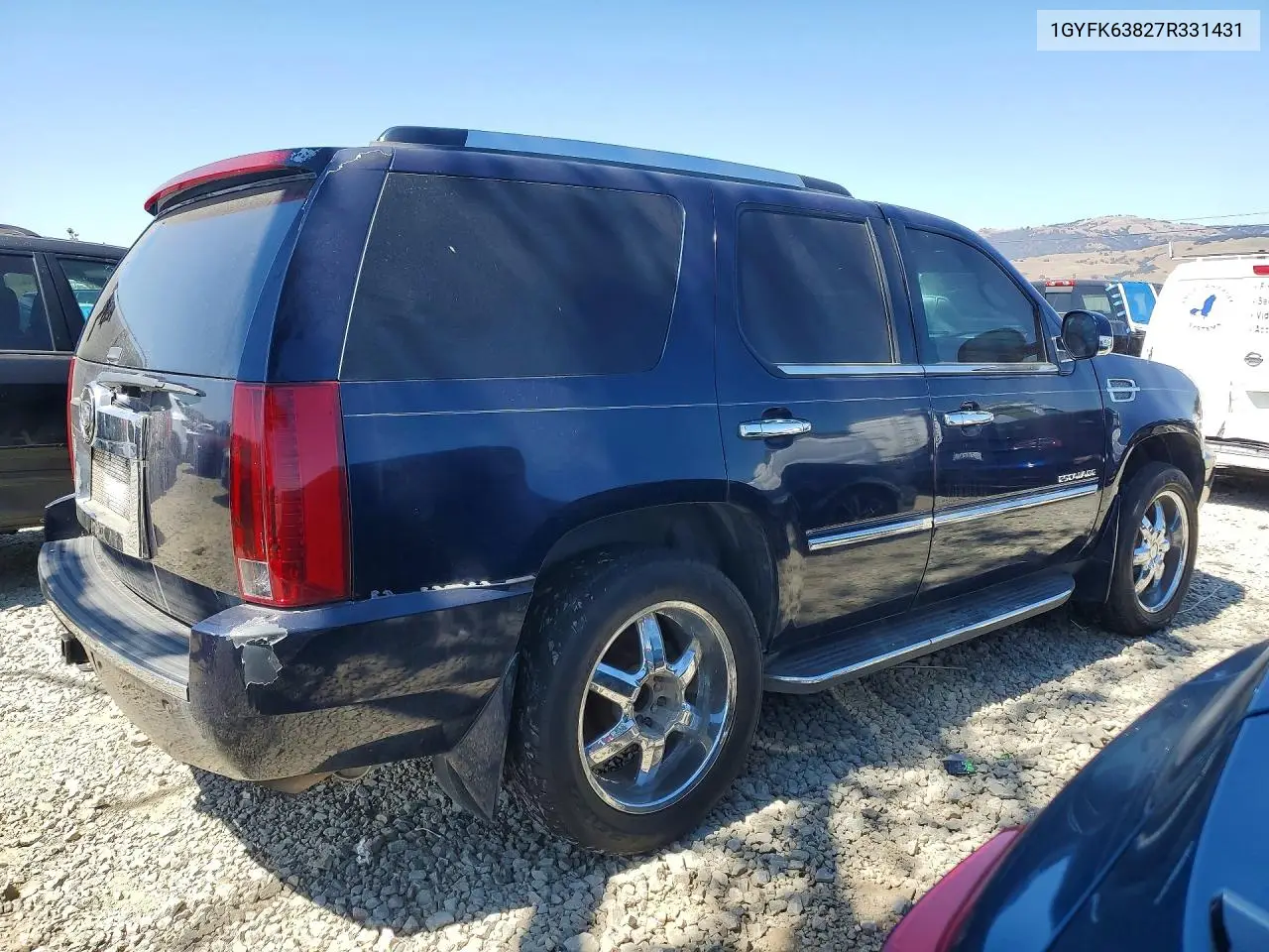 2007 Cadillac Escalade Luxury VIN: 1GYFK63827R331431 Lot: 58729166