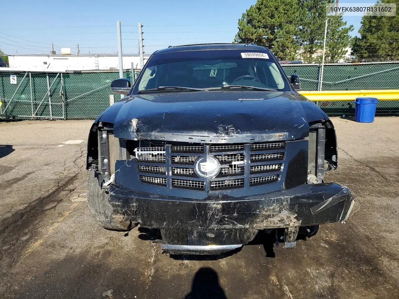 2007 Cadillac Escalade Luxury VIN: 1GYFK63807R131602 Lot: 59099806