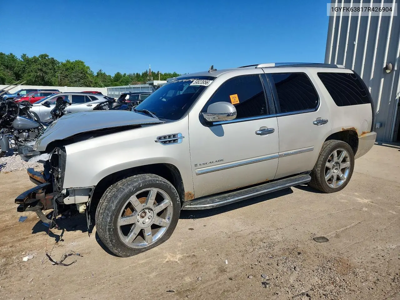 2007 Cadillac Escalade Luxury VIN: 1GYFK63817R426904 Lot: 59823956