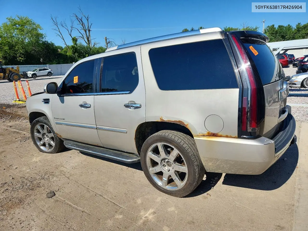 2007 Cadillac Escalade Luxury VIN: 1GYFK63817R426904 Lot: 59823956