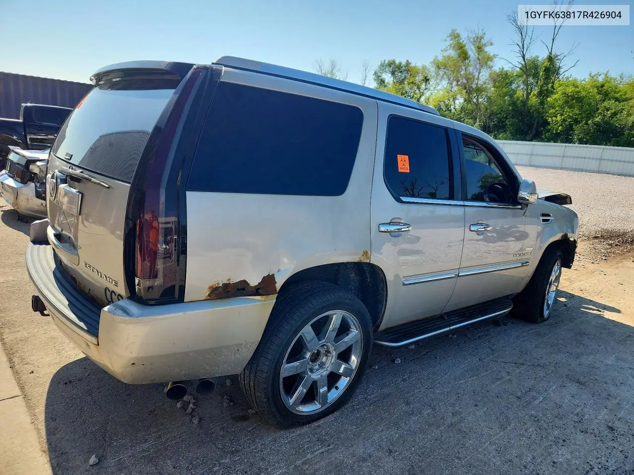 2007 Cadillac Escalade Luxury VIN: 1GYFK63817R426904 Lot: 59823956