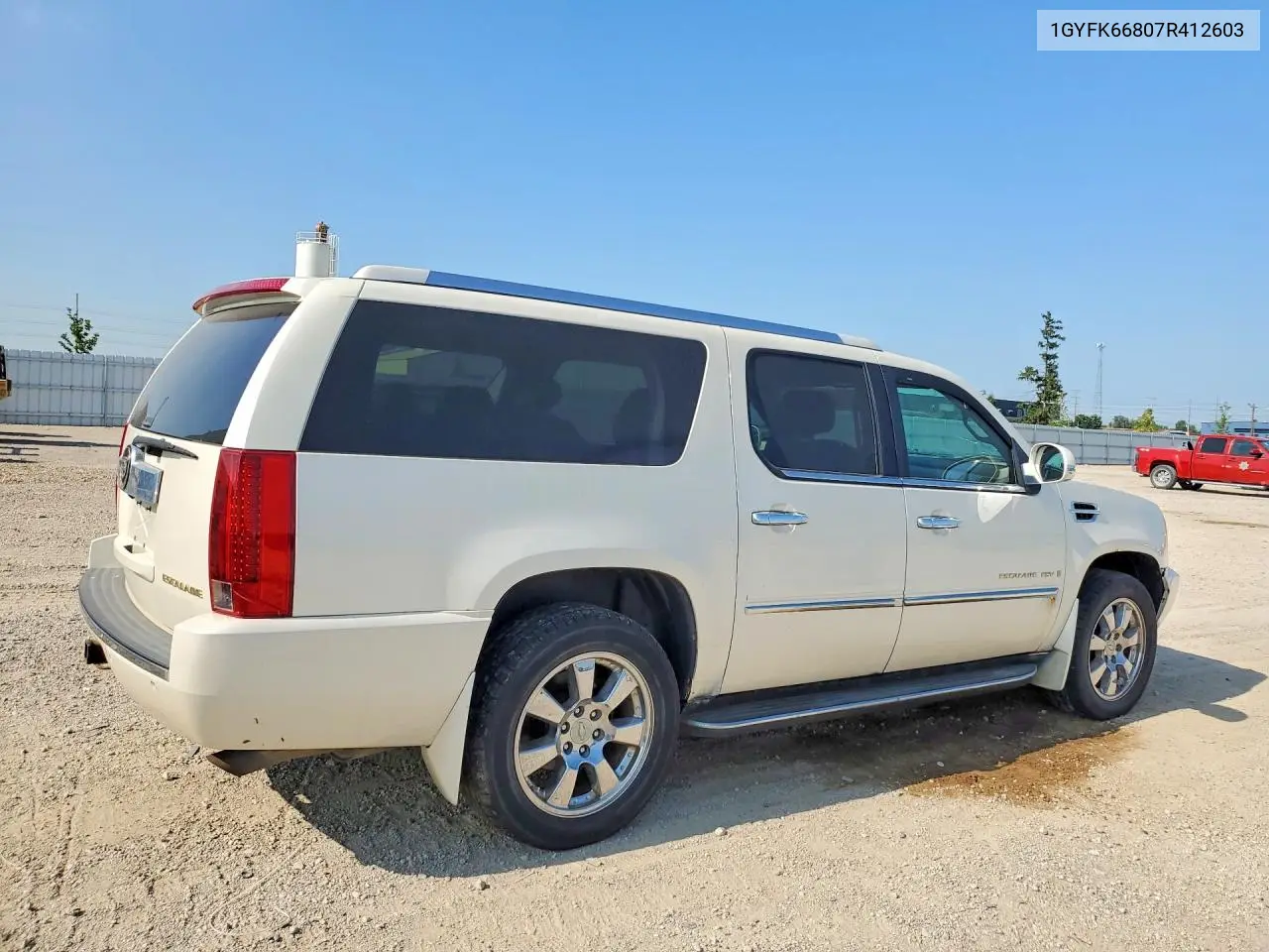 2007 Cadillac Escalade Esv VIN: 1GYFK66807R412603 Lot: 61009846