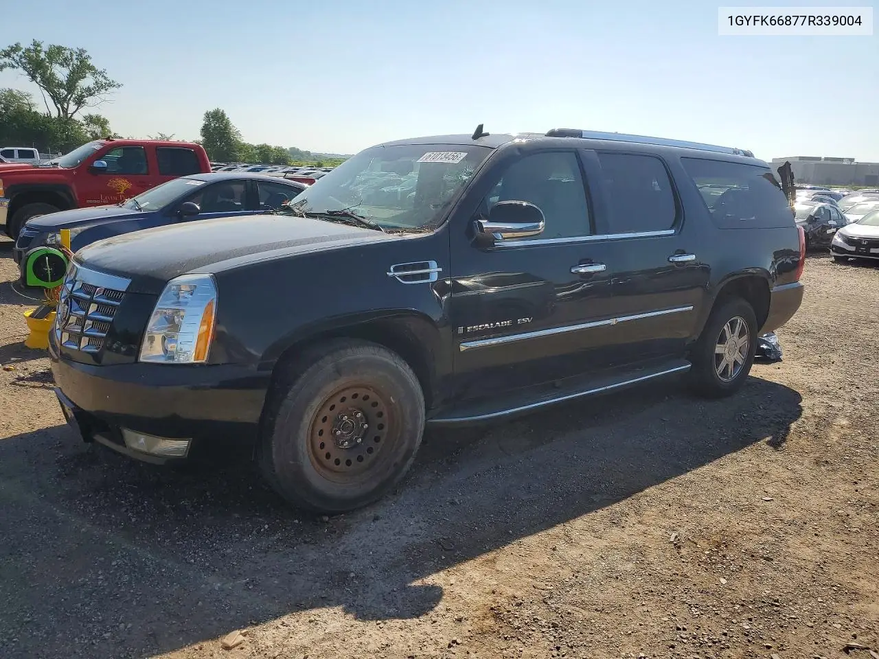 2007 Cadillac Escalade Esv VIN: 1GYFK66877R339004 Lot: 61013456