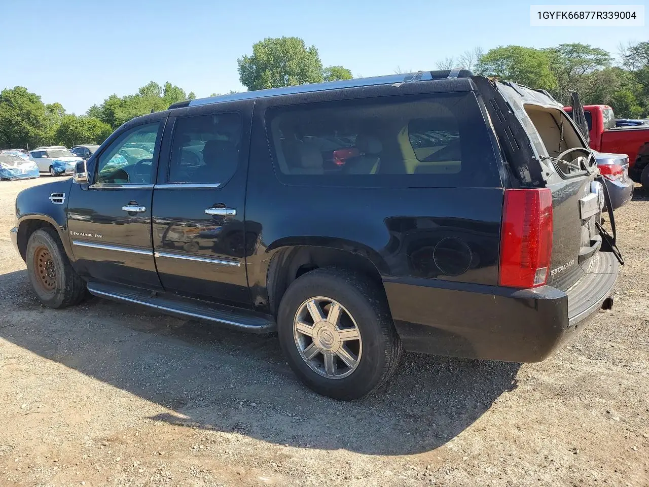 2007 Cadillac Escalade Esv VIN: 1GYFK66877R339004 Lot: 61013456