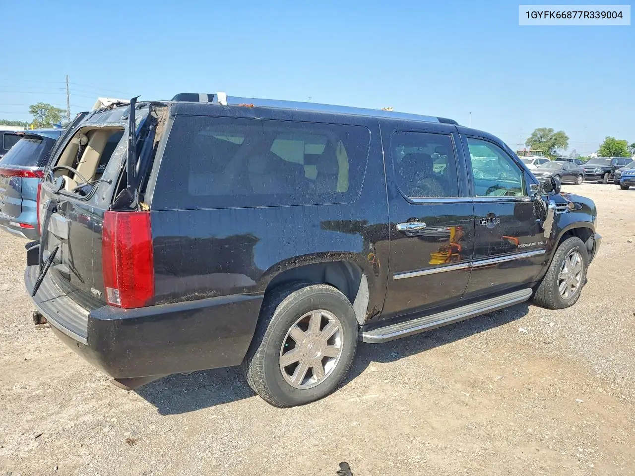 2007 Cadillac Escalade Esv VIN: 1GYFK66877R339004 Lot: 61013456