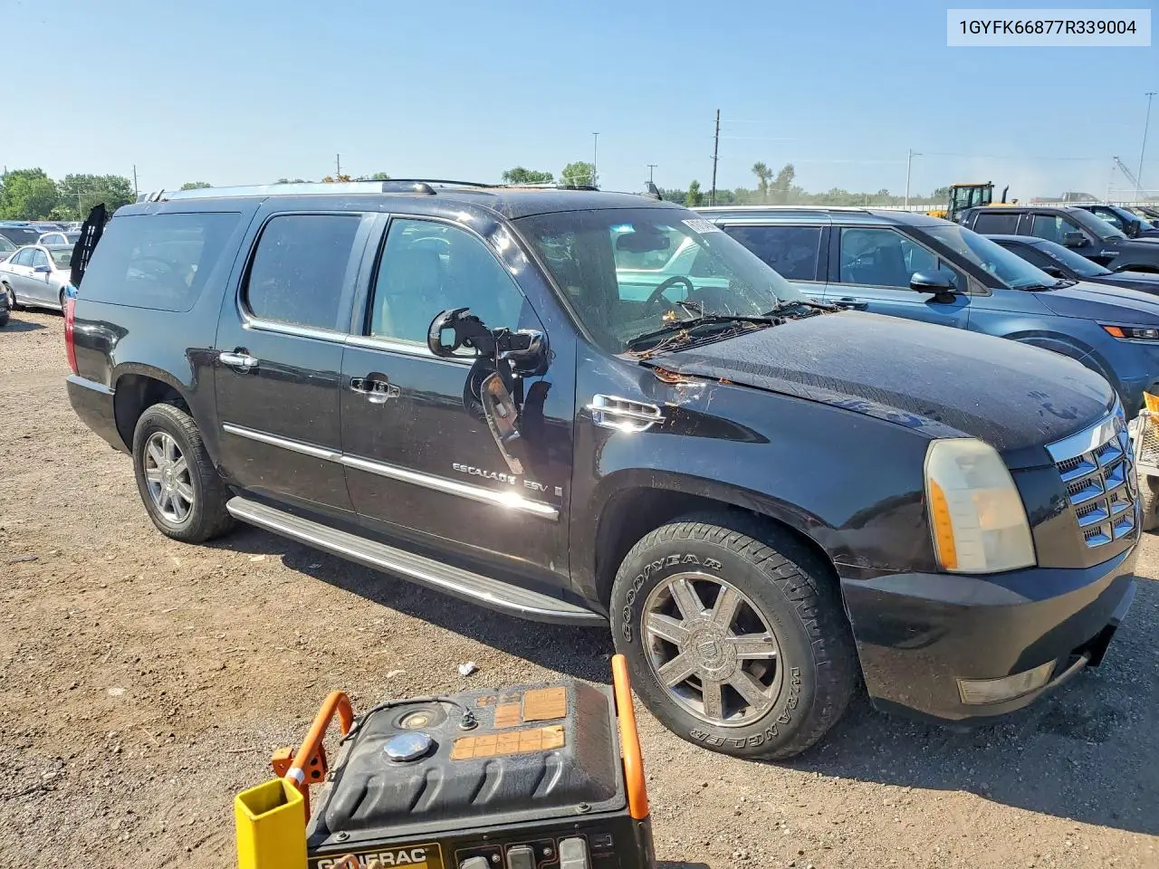 2007 Cadillac Escalade Esv VIN: 1GYFK66877R339004 Lot: 61013456