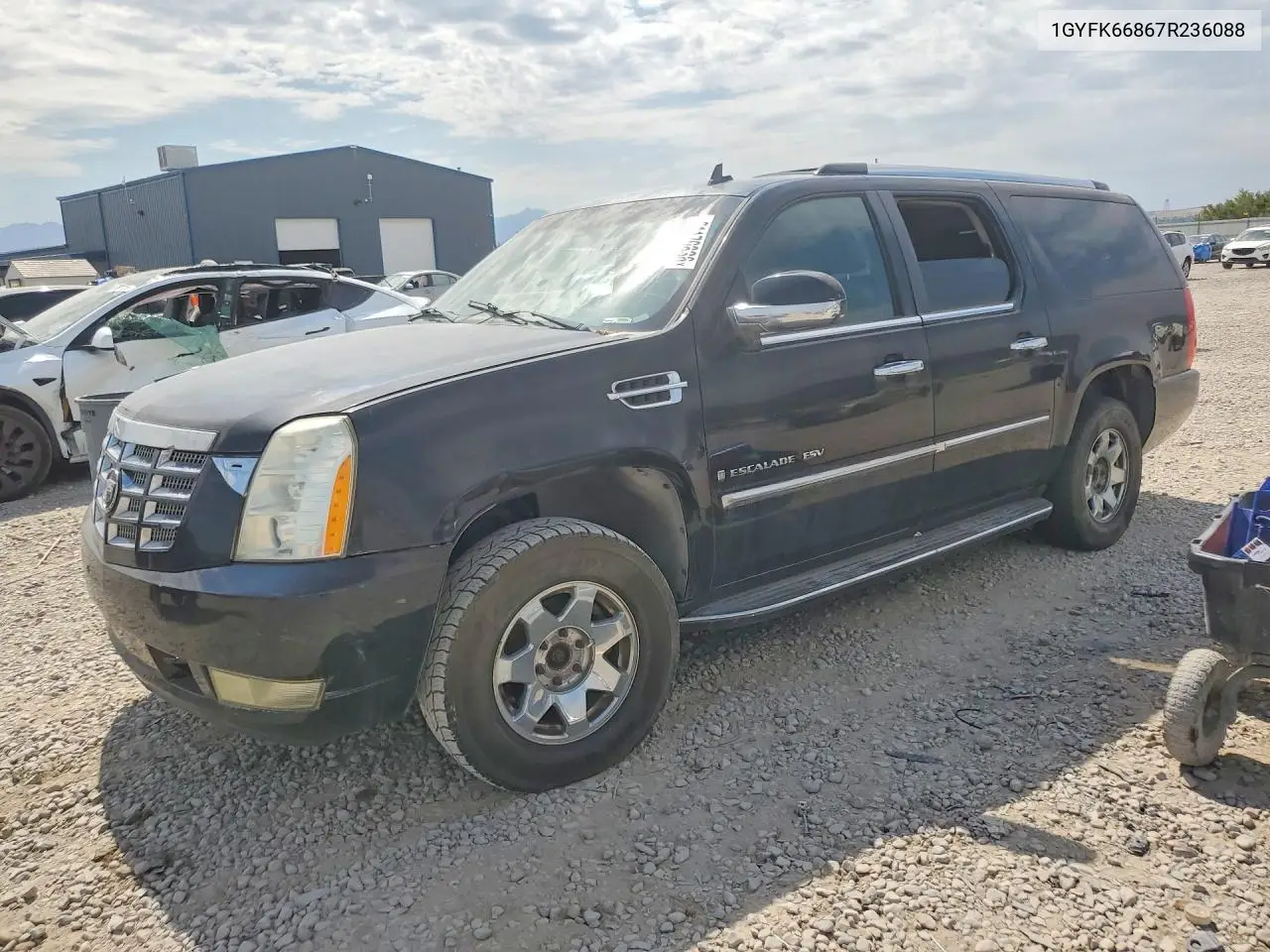 2007 Cadillac Escalade Esv VIN: 1GYFK66867R236088 Lot: 61170836